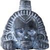 DYLYMX Fischietto della morte azteco, 125 decibel, vero e proprio teschio umano che urla, per Halloween e il giorno dei morti (nero A)