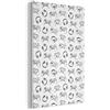 MuchoWow© Pannello Decorativo Parete Pannelli Fonoassorbenti Per Pareti 40x60 cm Acustici Decorazioni Casa Design Isolante Acustico Fonoisolanti Fonoassorbente Cuffie - Gioco - Nero - Bianco