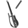 INGPARTNER Chitarra intelligente senza corda, portatile e pieghevole con controllo app, generatore di accordi, batteria integrata e altoparlante, 100 toni sonori per principianti e bande, (Nero)