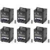 KRIDERISH Macchina pirotecnica da 1000W, 6 Pezzi DMX Cold Spark Macchina