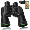 LANDVIEW Binocolo ad alta potenza 20 x 50 per adulti, con adattatore per smartphone, HD, professionale/quotidiano, impermeabile, compatto, per bird watching, escursionismo, concerti e viaggi, con