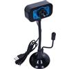 Baluue Webcam HD 640x480 1600x1200 Usb2.0 Nero in Plastica