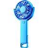 Buhdjfnke Ventilatore da Scrivania Ricaricabile con USB, 5 Velocità Regolabili, Colore Blu, Perfetto per Ufficio e Dormitorio.