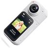 Tsophreniq Fotocamera portatile 1080P Obiettivo rotante a 180 gradi Piccolo Sport Pocket Action Cameras Travel Bike Recorder Sport Indossabile Pocket Lanyard