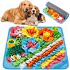 Gimars Tappeto Olfattivo Cane Gioco Interattivo Anti-Noia per Stimolazione Mentale e Addestramento Olfattivo, Morbido Pile Antiscivolo 50×50cm per Cani di Tutte le Taglie
