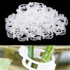 SSKHE 100Pezzi Giardino Piante Clip di Supporto,Clip per Piante da Giardino,Plastica Garden Plant Flower Clip,Clip per Innesti Giardinaggio Clip per Piante da Giardino