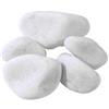 Metroquadrocasa Ciottoli di Marmo Bianco Carrara in Sacchi Sassi Decorazione Giardino Ornamento, 60/100 mm - Sacco da 10KG