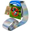 AKITAInk Nastro Repellente Riflettente Antiuccelli 4,8 cm x 80 m, Dissuasore per Piccioni e Volatili, Effetto Riflettente, per Balconi, Giardini, Orti e Frutteti