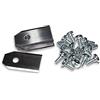 Goodway 30 lame per coltelli/entrambi i lati (0,75 mm/3,1 g) su entrambi i lati per Husqvarna e Gardena Automower