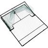 sephironlbb Trappola per uccelli verde in polietilene, 50 x 60 x 1,9 cm, pieghevole e resistente, per il controllo umano degli uccelli in giardino ed esterno, facile da montare e trasportare