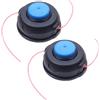 Woopeey Testina decespugliatore T25 compatibile con Husqvarna 124L 125L 128L 128LD 128DJX 128R 128RJ 223L, sostituisce OE 966674401 537338310 537338306, confezione da 2