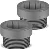 SSIMIDAPT 2 Pezzi Adattatore Stabilizzatore per Ombrellone da Piscina Accessori per Basi di Ombrelloni da Piscinas Sombrilla da 1 3/4 Adattatori per Supporto ombrellone da Giardino Terrazza Esterno (Grigio)