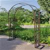Generisch Arco da giardino in metallo, arco resistente agli agenti atmosferici per rose, supporto per piante rampicanti, griglia per rampicanti, struttura per rose, arco per piante rampicanti, per piante
