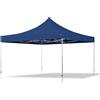 TOOLPORT 4x4m gazebo pieghevole PES 800, PROFESSIONAL 40mm alluminio, blu scuro