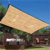 WZMYDBD Rete Ombreggiante Vela Ombreggiante Antistrappo Antivento con Protezione UV con Kit di Fissaggio per Esterno, Serra, Balcone, Giardino, Verde (2 * 2+5M corda)