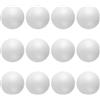 NESTINGHO Palline di Polistirolo Bianche Rotonde Portatile Design Vuoto in Schiuma 12 Facile da Dipingere per Progetti Scolastici e attività Creative Natalizie