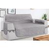 ShopMix Copripoltrona 1 Posto Naomi Antimacchia, Grigio, Uni