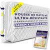 volila Sacca per Materasso King Size (240 x 200 x 30cm) - Coprimaterasso Impermeabile per Trasloco e Custodia - Telo Plastica Protettivo Anti Acaro, Polvere e Macchie