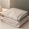 Highdi Piumino Estivo Matrimoniale, Sistema di Colori Freddi Microfibra Extra Morbido Trapunta Matrimoniale, Bedding Piumino, Piumone Leggero per Tutte Le Stagioni (200x230cm,Cammello)