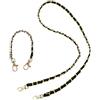 HNJKJEU Catena per Borsa a Tracolla, 2pcs Cinghie di Ricambio a Catenella per Borsa a Mano, Catenine di Ricambio per Borsa a Tracolla, Cinghie di Ricambio a Catenella in Metallo, 120cm/30cm