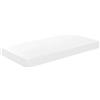 Roanoer Scaffale sospeso bianco lucido, 50 x 23 x 3,8 cm, in MDF a nido d'ape, con fissaggio invisibile, moderna mensola da parete per soggiorno, corridoio e ufficio, stabile