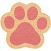 Fisura - Zerbino ingresso casa impronta gatto di cocco con base antiscivolo in PVC. Zerbino esterno originale. Dipinto a mano. Dimensioni: 70 cm x 40 cm