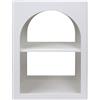 Rebecca Mobili Comodino Moderno, Tavolino Salotto, Bianco, in MDF, per Camera da letto - Misure HxLxP: 55 x 40 x 30 cm- Art. RE7272