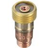 Opatiny Corpo mandrino in ottone per lenti a gas tozze con struttura a rete per WP-17 WP-18 WP-26 per sistemi di torcia Tig (17CB20G 1,0 mm)