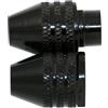 KHBUAB Mandrino Mini senza Chiave in Lega Nero M7x0.75mm Corto 3 Ganasce per Punte Trapano da 0,3-3,2mm, Adattatore per Trapano a Impatto e Utensili di Precisione