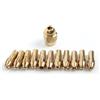Opatiny Set di 12 pinze in ottone da 0,5 mm a 3,2 mm per smerigliatrice elettrica, mandrino a cambio rapido per lavorazione del legno e lucidatura