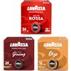 Lavazza, Capsule Caffè Gusti Assortiti, 90 Capsule A Modo Mio, Ginseng x 24, Orzo x 12, Qualità Rossa x 54, Ideali per Caffè Espresso e Cappuccino