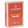 COPAG 100% Plastica Poker Carte da Gioco Rosso Deck Jumbo Index 2-Corner