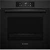 Bosch Serie 4 - Forno da incasso 60 x 60 cm, HBA572BM3, funzione AirFry, 10 programmi automatici, aria calda 3D per risultati uniformi, autopulizia pirolitica, LED Touch Control, nero opaco