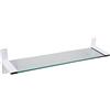 Ibergrif M31007W-Frost, Portasciugamani a muro per Bagno, Mensole Bagno, Bianco, Acciaio
