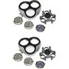 CNUGRSSWZ Lame E Testine Di Ricambio For Rasoio Philips, Set Completo Compatibile Con, Compatibile Con Rasoi Philips HQ8 PT870/877 AT928/4600, Rifinitore Di Precisione(2pcs)