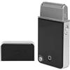 Sonew Rasoio elettrico da uomo, ricaricabile tramite USB, portatile, con borsa da viaggio, nero