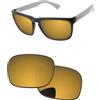 PapaViva Lenti di ricambio compatibili con occhiali da sole elettrici Knoxville, Bronzo e oro., Knoxville