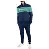 Champion Legacy Legacy Sweatsuits - Block-Logo Powerblend Fleece Tuta sportiva, Blu Marino/Verde, S Uomo FW23