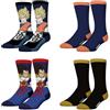 FREEGUN Calzini Uomo e Donna 39-42, DRAGON BALL Z Set di 4, Nero