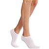 Wolford Calzini da donna in cotone, Multicolore (White 1001), M