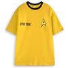 Star Trek Maglietta da uomo | T-shirt grafica da uniforme per adulti | Iconico capo a maniche corte per Trekkies | Abbigliamento regalo da fumetto, film e serie TV di fantascienza per lui, M