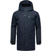 STONE HARBOUR Giacca invernale calda da uomo con cappuccio imbottito e tasca sul petto Netaan XX S-3XL, blu navy, L