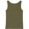 JADEA Canotta Donna Spalla Larga in Cashmere Art. 4709 (IT, Testo, S, Regular, Regular, Oliva)