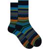 Gallo Calze corte uomo blu fantasia mix righe e pois