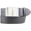 BELTINGER Cintura in pelle bovina pieno fiore 4,5 cm | Cintura in denim per uomo 45mm | Cintura in denim con fibbia | Nero 80cm