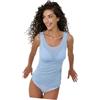 JADEA Canotta Donna Spalla Larga in Cashmere Art. 4709 (IT, Testo, S, Regular, Regular, Pervinca)