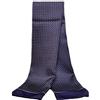 UK_Stone Sciarpa da uomo in 100% pura seta con motivo cachemire floreale vintage doppio strato da uomo