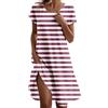Generico Vestiti Donna Estivi Vestito Estivo Donna Abito Cotone Lungo Corto Casual Vestitino Mare Lunghi Abiti In Viscosa Elegante Taglie forti Da Xxl Abbigliamento Leggeri Eleganti Vestitini Maglina Curvy