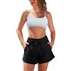 SHEKINI Costume da bagno da donna, set di 2 pezzi, bikini con reggiseno bralette e slip a vita alta con tasche, strisce, S