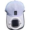 Générique Cappello Da Baseball Con Ventilatore Solare - Cappello A Bordo largo | Cappello Da Sole Con Ventilatore Ricaricabile A Energia Solare - Protezione UV In Maglia Acrilico A Lungo Bordo | Pesca Estiva